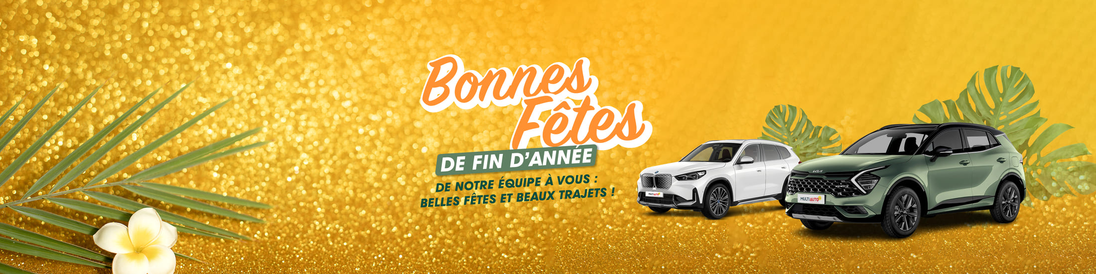 Bannière Bonnes fêtes de fin d'année